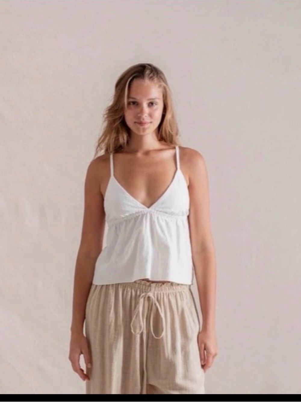 Indigo Luna Mokki Top in Off White M/L